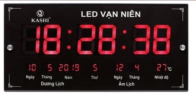 CAMERA wifi đồng hồ điện tử treo tường Wifi, hồng ngoại Xem đêm rõ Full HD