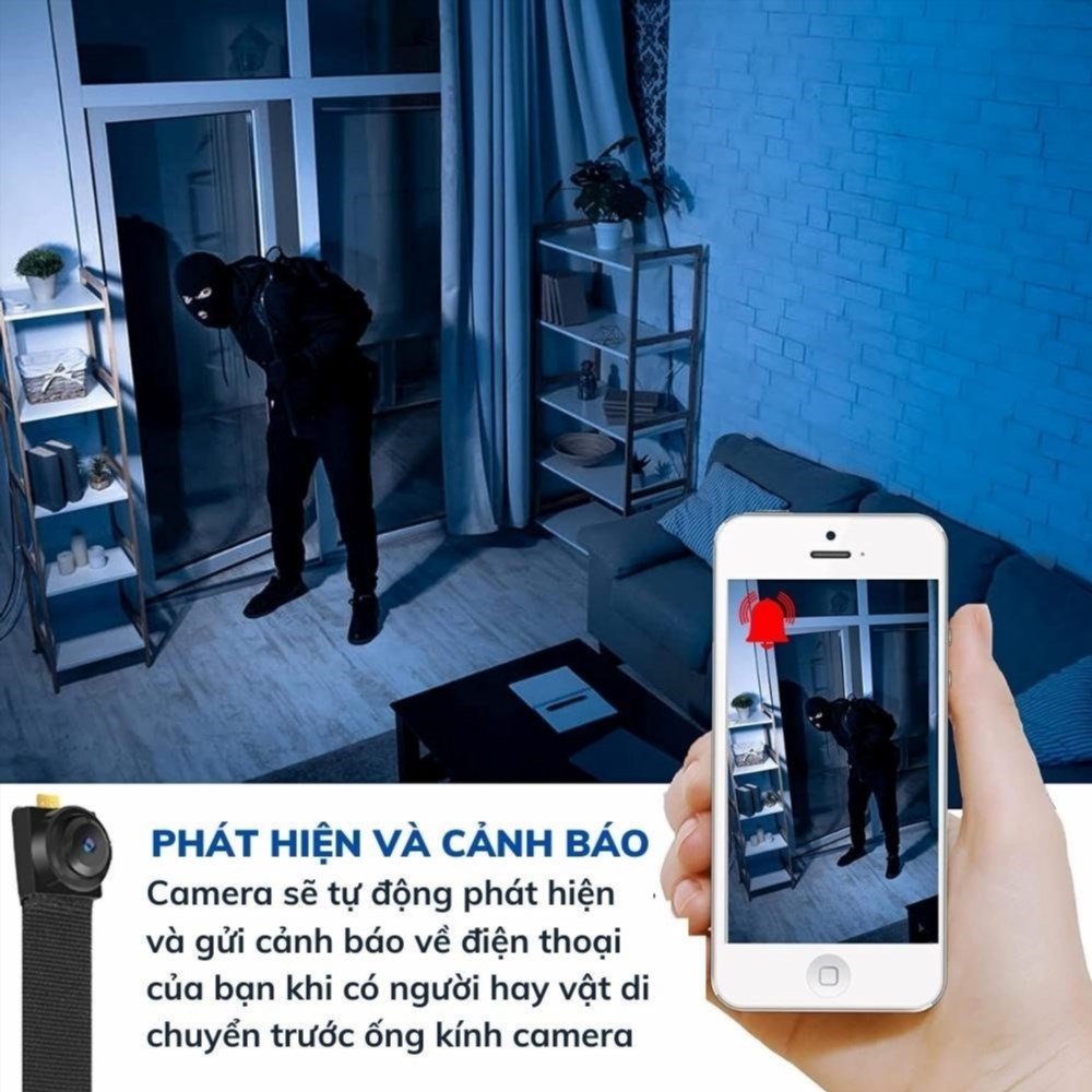 Tìm kiếm chứng cứ và giải quyết nghi ngờ bằng cách sử dụng máy quay mini siêu nhỏ HQS99 với khả năng quay phim 4K rõ nét từ xa qua điện thoại.
