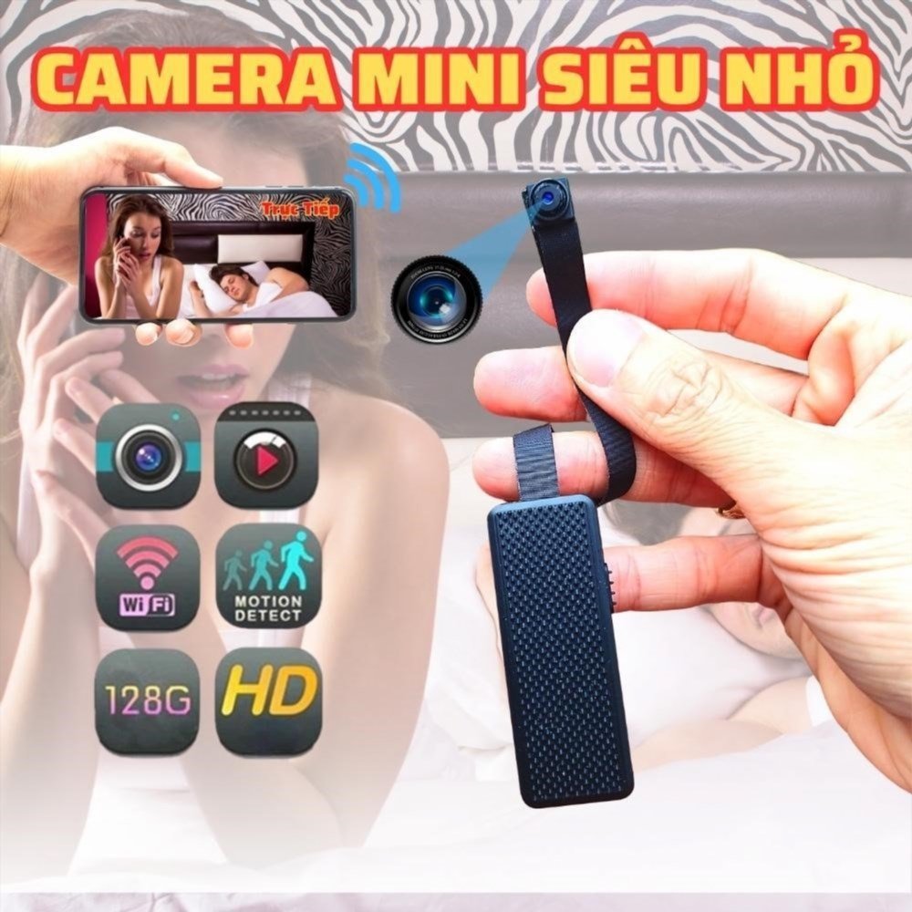 Tìm kiếm chứng cứ và giải quyết nghi ngờ bằng cách sử dụng máy quay mini siêu nhỏ HQS99 với khả năng quay phim 4K rõ nét từ xa qua điện thoại.