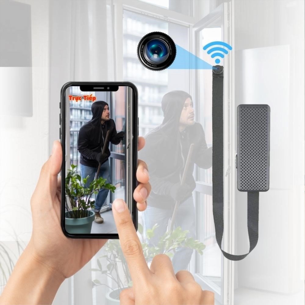 Tìm kiếm chứng cứ và giải quyết nghi ngờ bằng cách sử dụng máy quay mini siêu nhỏ HQS99 với khả năng quay phim 4K rõ nét từ xa qua điện thoại.