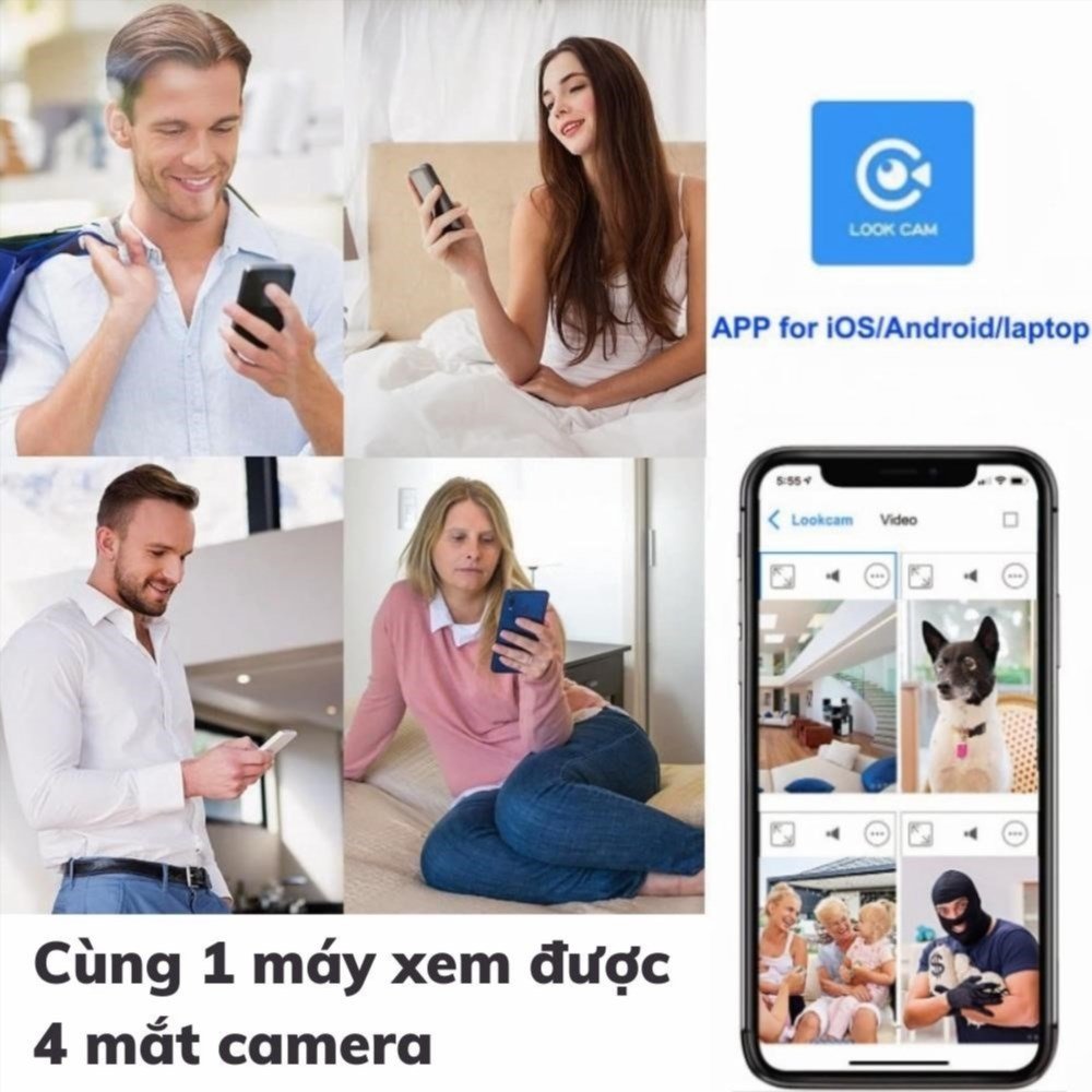 Tìm kiếm chứng cứ và giải quyết nghi ngờ bằng cách sử dụng máy quay mini siêu nhỏ HQS99 với khả năng quay phim 4K rõ nét từ xa qua điện thoại.