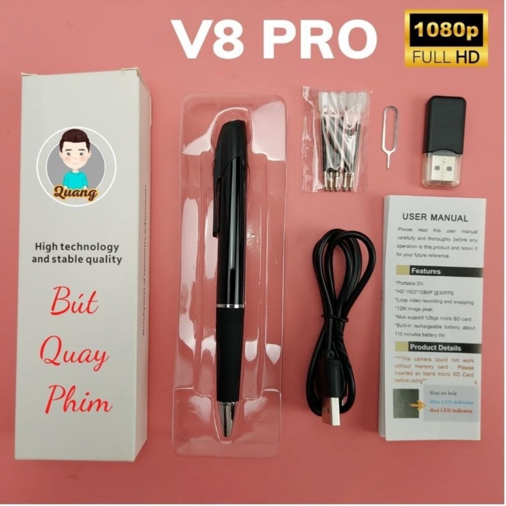 camera-nguy-trang-but-viet-v8-pro-quay-phim-1080p-951836 Quý bạn nên lựa chọn CAMERA wifi bút viết V8 Pro ngụy trang để quay phim 1080P.