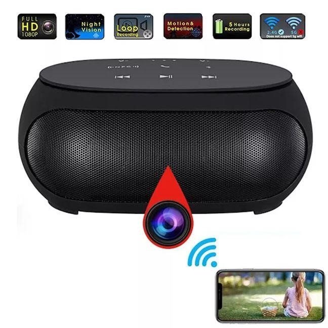Ưu điểm của CAMERA WIFI ẩn thân kết hợp loa bluetooth nghe nhạc.
