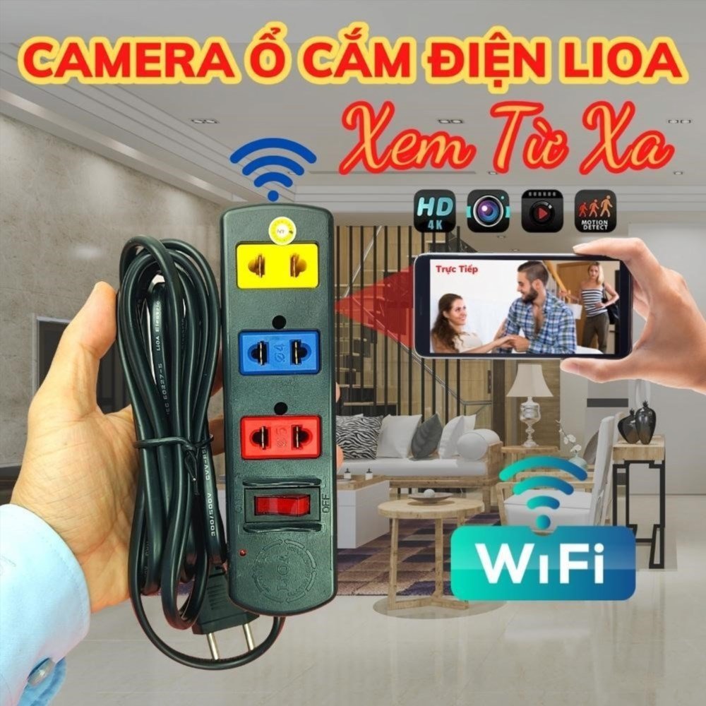 Lợi ích của việc lựa chọn CAMERA WIFI ẩn không dây V12 Full HD trong ổ cắm điện.