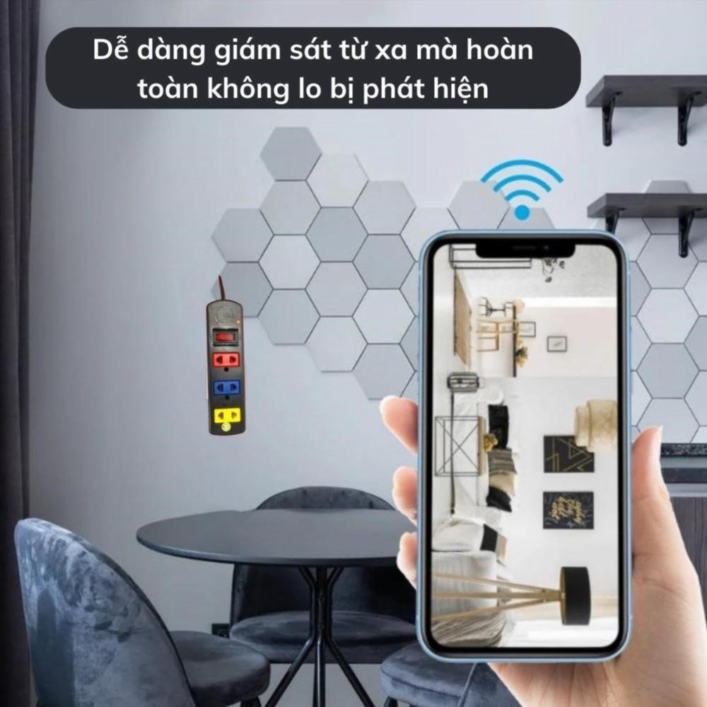 Lợi ích của việc lựa chọn CAMERA WIFI ẩn không dây V12 Full HD trong ổ cắm điện.