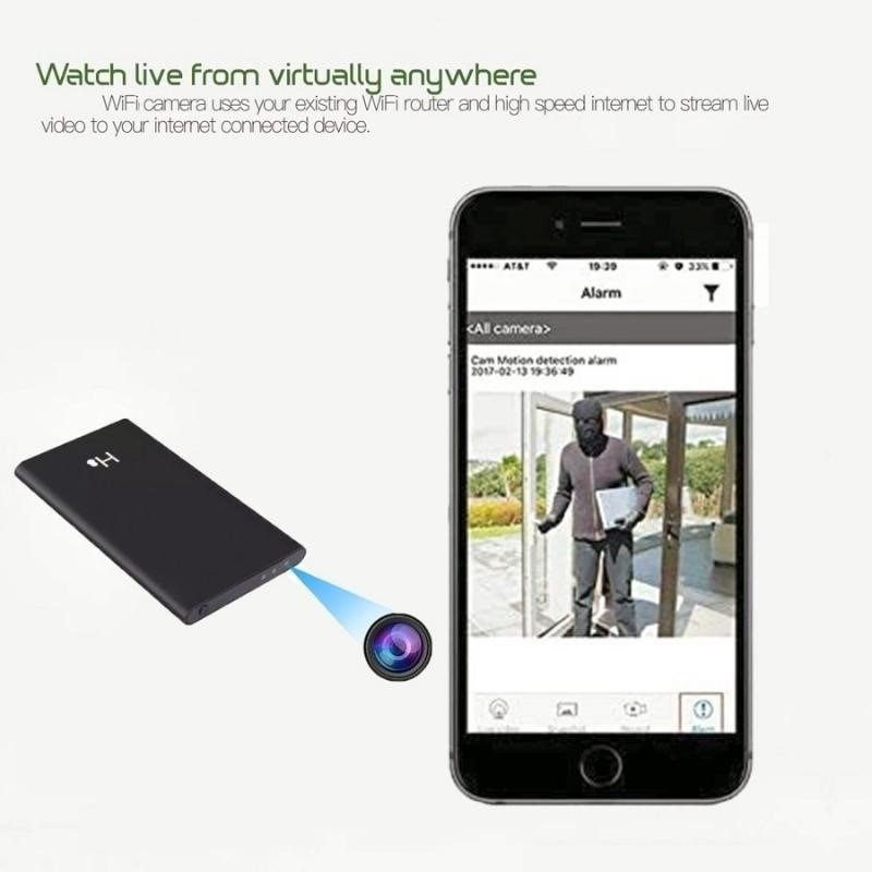 Lợi ích của việc chọn CAMERA WIFI ẩn sạc dự phòng H8