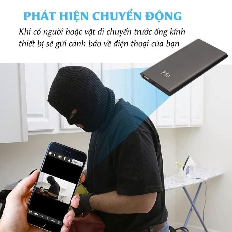 Lợi ích của việc chọn CAMERA WIFI ẩn sạc dự phòng H8