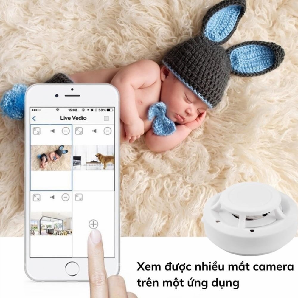 Quý bạn nên chọn CAMERA WIFI không dây báo khói xem từ xa qua điện thoại quay phim độ phân giải cao Full HD 4K vì lý do này.