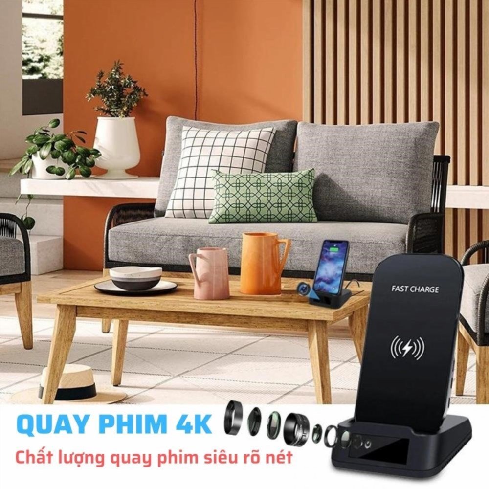 Đánh giá video thực tế về CAMERA WIFI không dây sạc qua đế