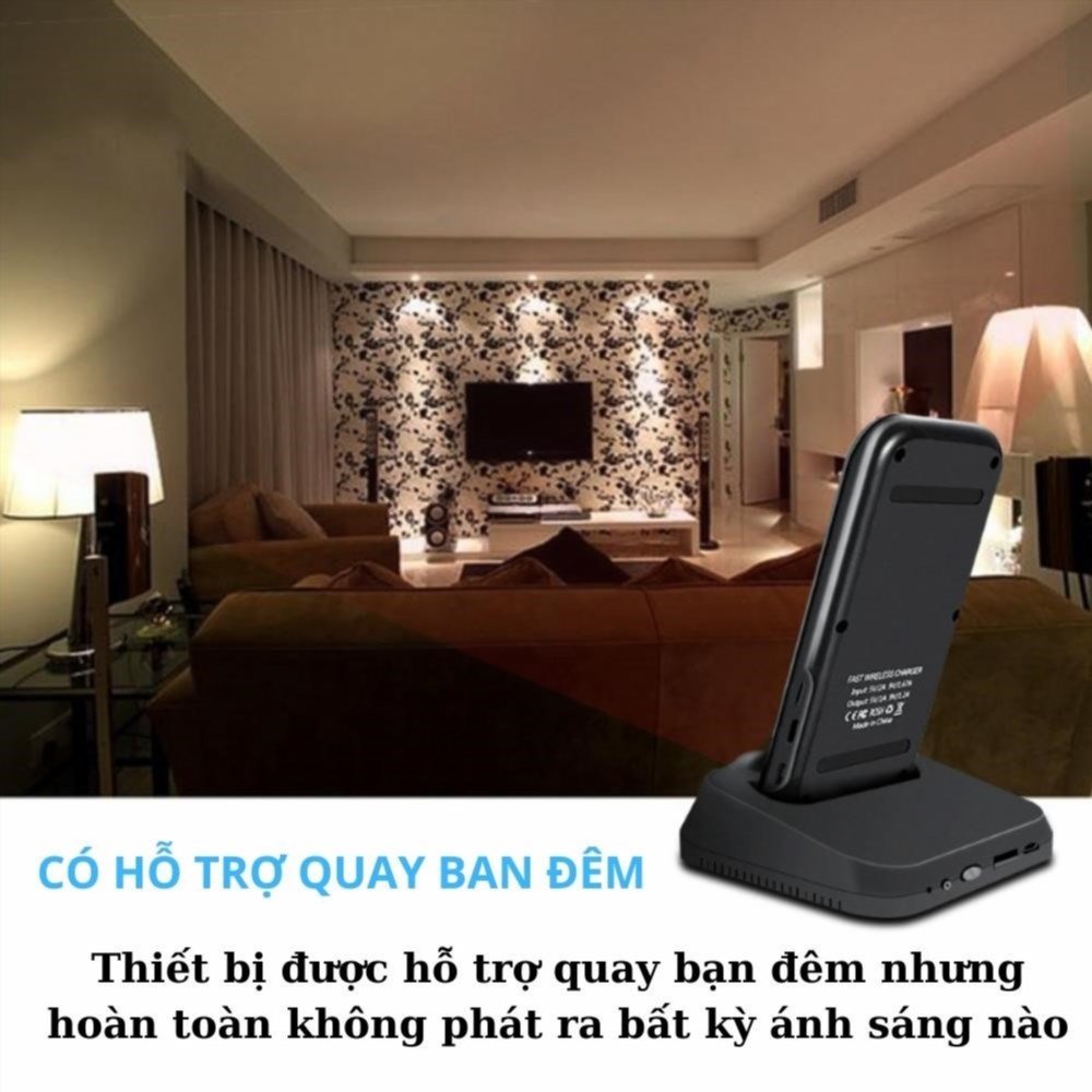 Đánh giá video thực tế về CAMERA WIFI không dây sạc qua đế