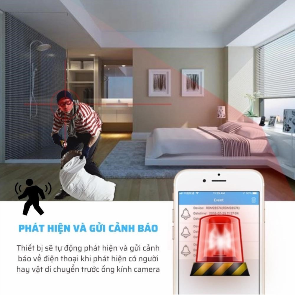 Đánh giá video thực tế về CAMERA WIFI không dây sạc qua đế