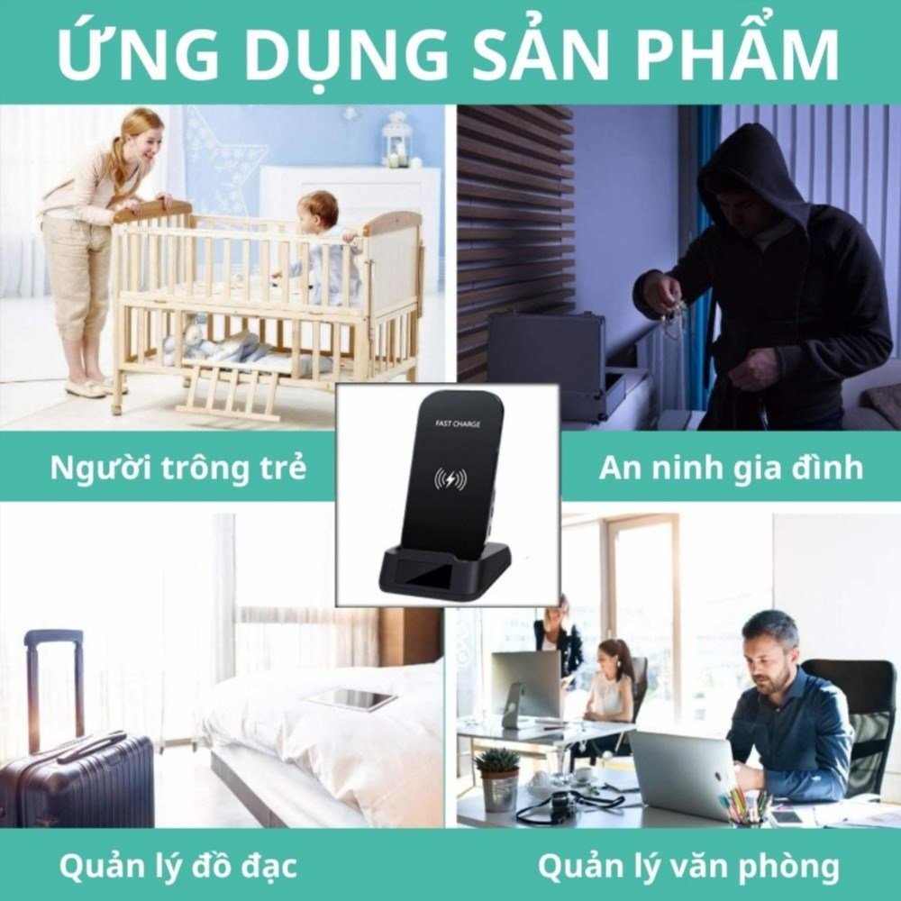 Đánh giá video thực tế về CAMERA WIFI không dây sạc qua đế
