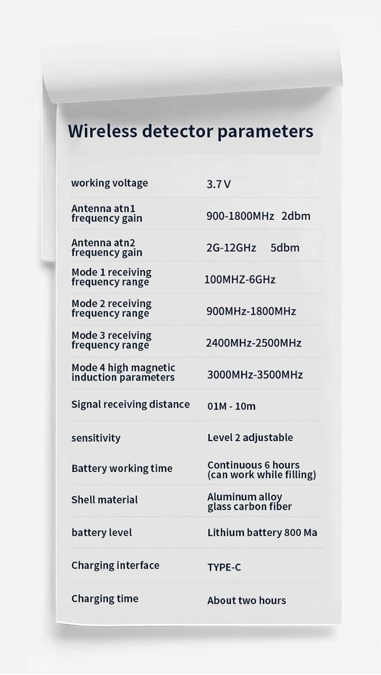 may-do-dinh-vi-nghe-len-wt10-dinh-cao-cong-nghe-355993 Thông số kỹ thuật Máy Dò Sóng Định Vị, Nghe trộm WT10 Đỉnh Cao Công Nghệ | cameraminiplus là các thông tin cụ thể về các đặc tính và tính năng của một sản phẩm, dịch vụ hoặc công nghệ, bao gồm các thông số về kích thước, trọng lượng, hiệu suất, công suất, độ phân giải, tốc độ, dung lượng, tiện ích và các thông số khác liên quan.