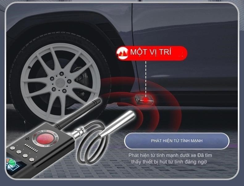 Máy quét tín hiệu K66: Có Khả năng Phát hiện CAMERA mini và thiết bị quan sát.