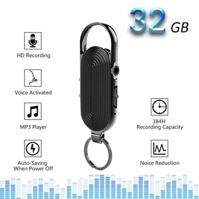 Móc khóa ghi âm mini S22 giảm giờ đồng hồ ồn âm thanh của thiết bị ghi âm mini chất lượng cao