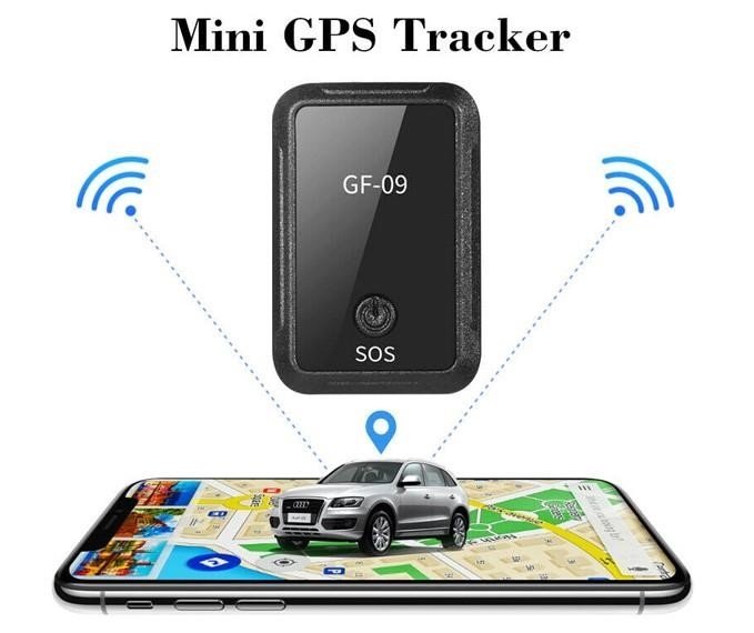 Đặc điểm riêng của thiết bị GF-09 là khả năng định VỊ MiNI, nghe trộm và ghi âm.