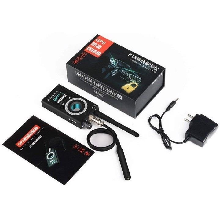 Thông số kỹ thuật Máy Dò Sóng phát hiện định vị Giấu, Nghe trộm K18 RF Detector | cameraminiplus bao gồm các thông tin về các yếu tố kỹ thuật, thuộc tính và đặc điểm của một sản phẩm, máy móc hoặc hệ thống.