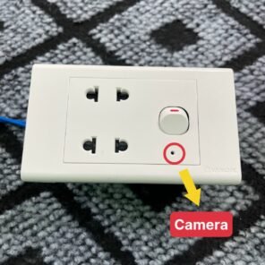 Camera WiFi Quan Sát An Ninh Tích Hợp ổ cắm điện 2 lỗ cắm 1 công tắc