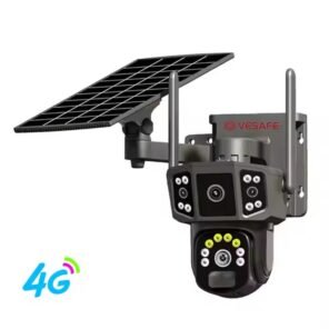 Camera 4G Năng Lượng Mặt Trời VCS10 2 Mắt PTZ 8MP