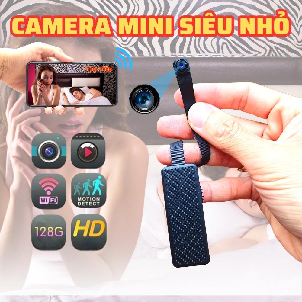 Camera WiFi Nhỏ Gọn siêu nhỏ cúc áo V99Smax 1080p xem từ xa
