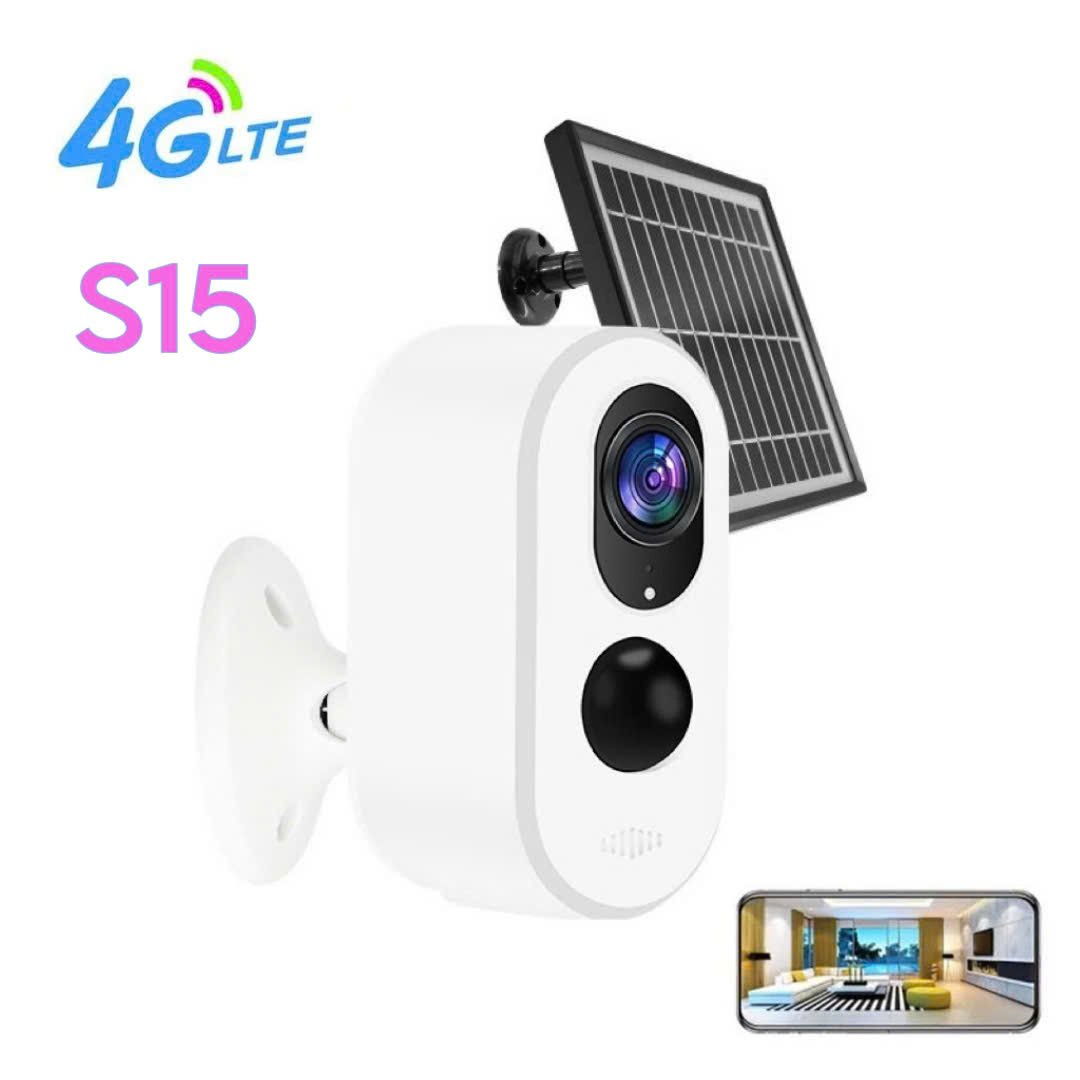 Camera 4G Ngoài Trời S15 Năng Lượng Mặt Trời 1080P