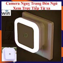 Camera WiFi Quan Sát An Ninh Tích Hợp bóng đèn ngủ vuông nhỏ