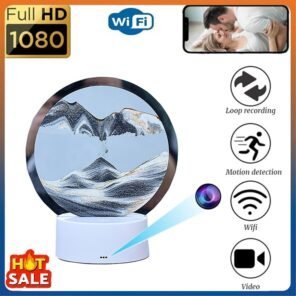 Camera WiFi Quan Sát An Ninh Tích Hợp đèn ngủ led 3D Cát chảy