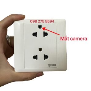 Camera WiFi Nhỏ Gọn ổ điện âm tường vuông