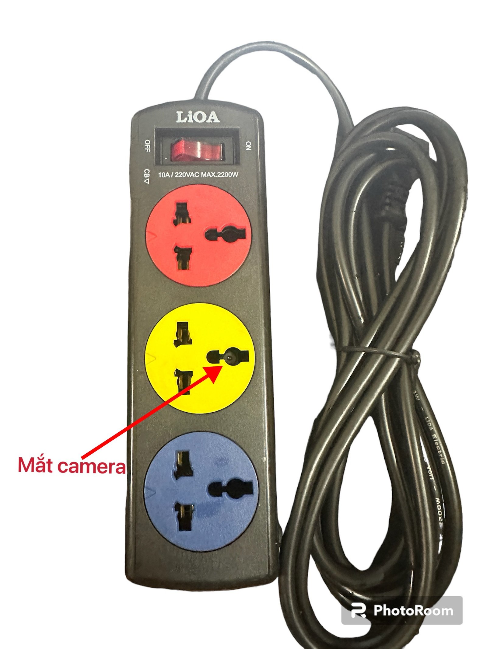 Camera WiFi Quan Sát An Ninh Tích Hợp ổ cắm điện lioa 3 lỗ - Ảnh 2