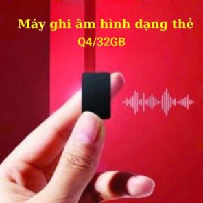 Máy Ghi Âm Kỹ Thuật Số Q4 64GB – Thiết Kế Mỏng Gọn