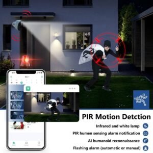 Camera 4G Ngoài Trời 2K Hai Mắt Xem Từ Xa - Ảnh 7
