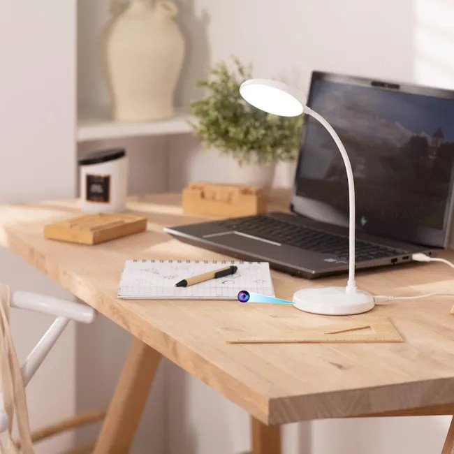 Camera WiFi Quan Sát An Ninh Tích Hợp Đèn Học Để Bàn - Ảnh 3