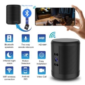 Camera WiFi Quan Sát An Ninh Tích Hợp Loa Bluetooth R1