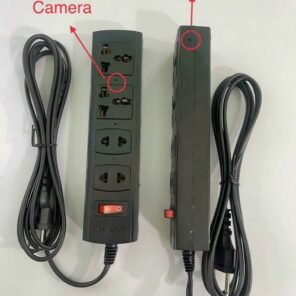 Camera WiFi Quan Sát An Ninh Tích Hợp ổ cắm điện đen/trắng