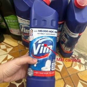 Camera WiFi Quan Sát An Ninh Tích Hợp Chai Vim vệ sinh bồn cầu (chai màu xanh)