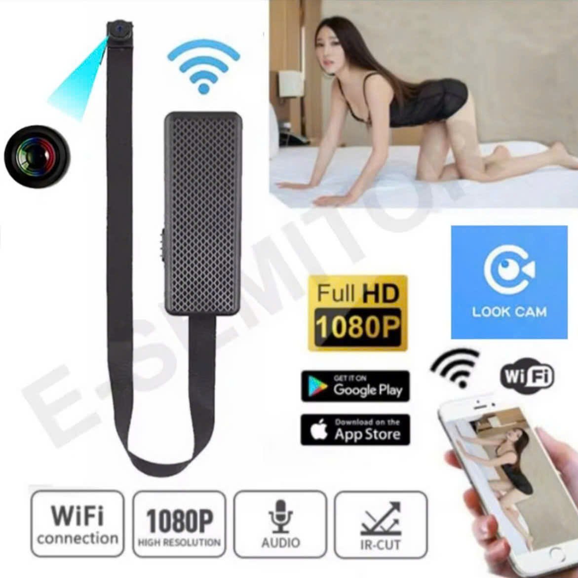 Camera WiFi Nhỏ Gọn siêu nhỏ cúc áo V99Smax 1080p xem từ xa - Ảnh 2