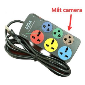 Camera WiFi Quan Sát An Ninh Tích Hợp 4K ổ cắm điện Lioa 6 lỗ