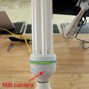 Camera WiFi Quan Sát An Ninh Tích Hợp Bóng Đèn Huỳnh Quang 50W Rạng Đông