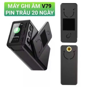 Máy Ghi Âm Kỹ Thuật Số V79 32GB – Pin 6000mAh