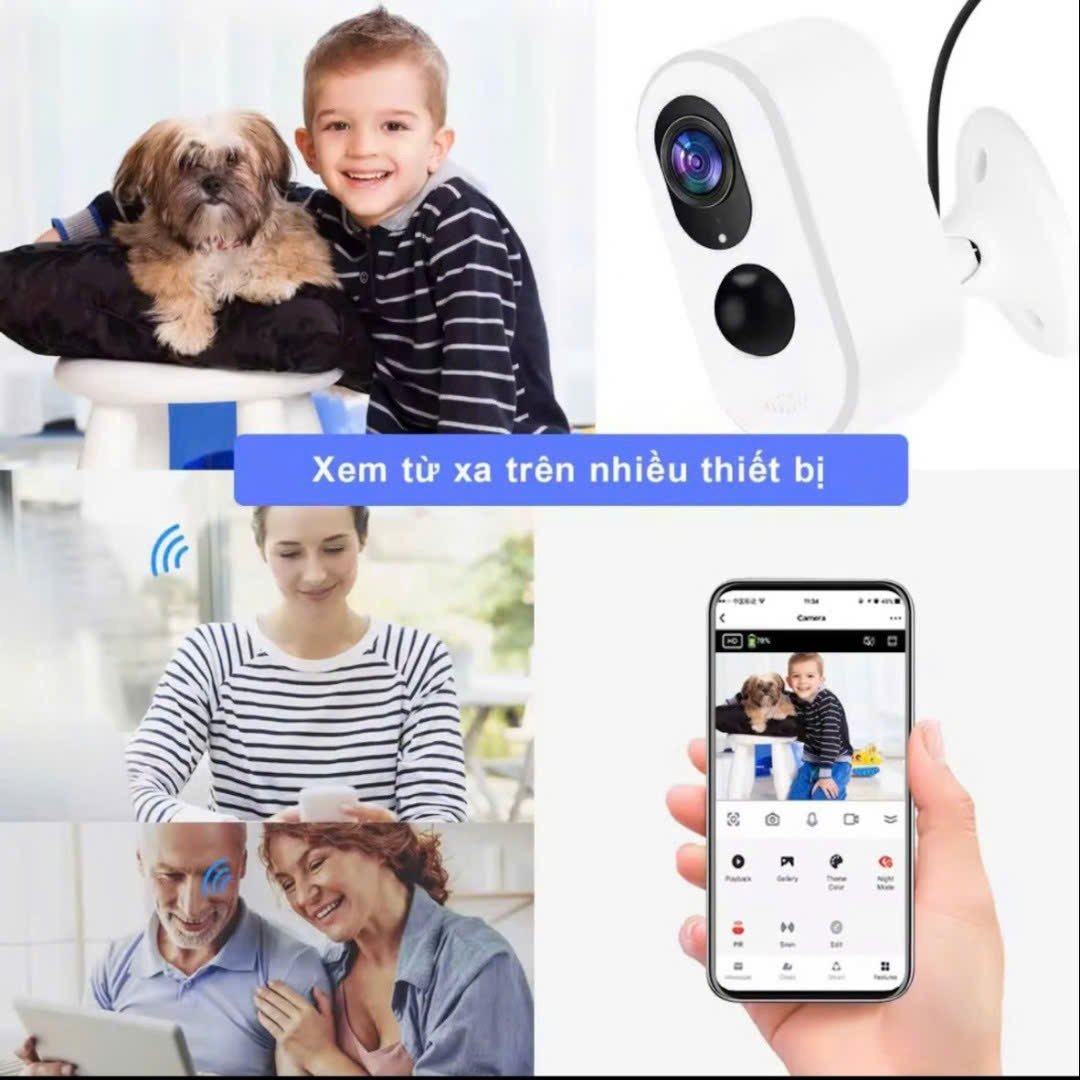 Camera 4G Ngoài Trời S15 Năng Lượng Mặt Trời 1080P - Ảnh 8