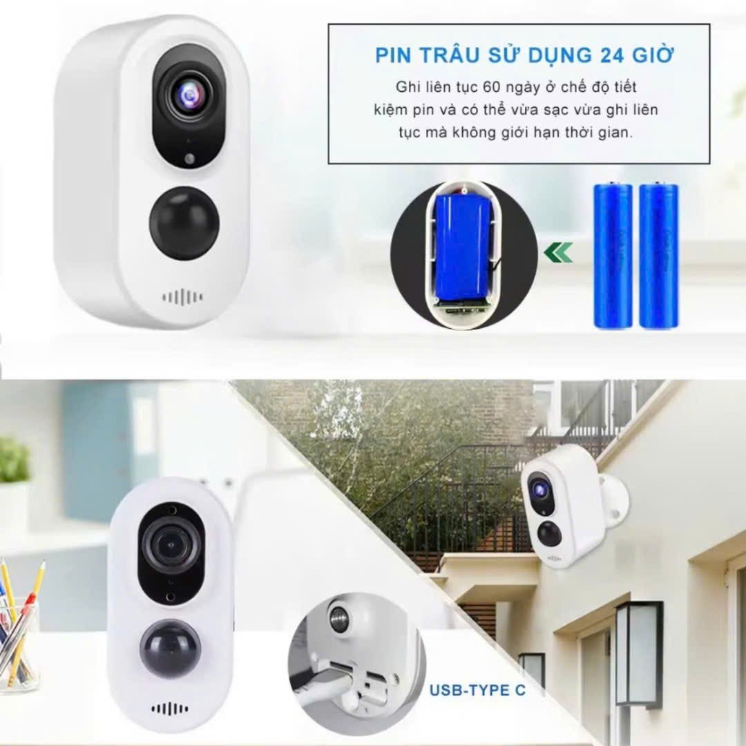 Camera 4G Ngoài Trời S15 Năng Lượng Mặt Trời 1080P - Ảnh 4