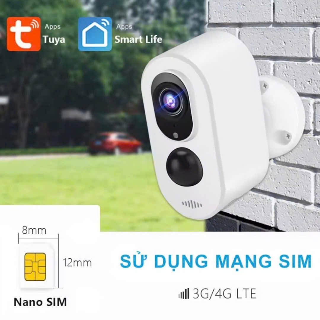 Camera 4G Ngoài Trời S15 Năng Lượng Mặt Trời 1080P - Ảnh 5