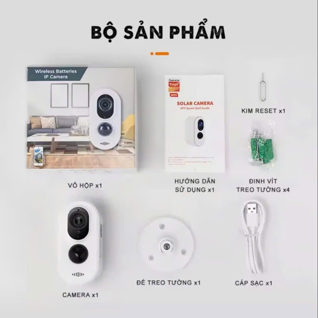 Camera 4G Ngoài Trời S15 Năng Lượng Mặt Trời 1080P - Ảnh 10