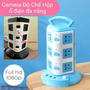 Camera WiFi Quan Sát An Ninh Tích Hợp hộp ổ cắm điện đa năng