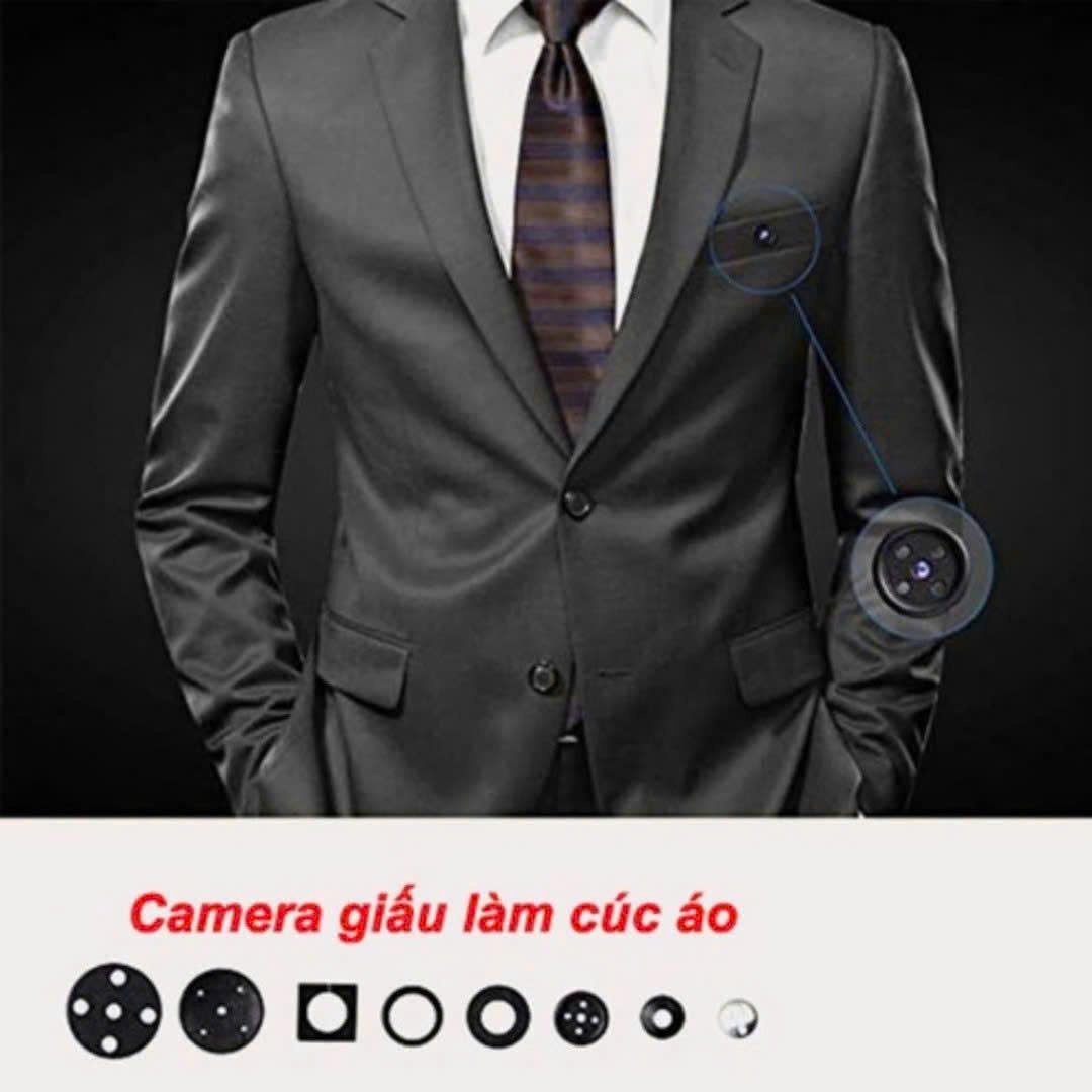 Camera WiFi Quan Sát An Ninh Tích Hợp siêu nhỏ Cúc Áo V10 - Chuẩn 1080P - Xem Từ Xa Qua Điện Thoại - Ảnh 3