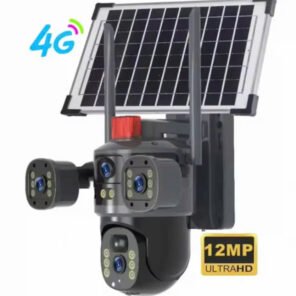 Camera 4G Năng Lượng Mặt Trời VCS12 4 Mắt Zoom 10X