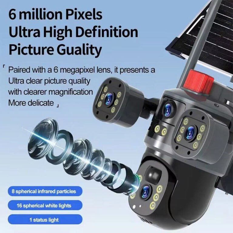 Camera 4G Năng Lượng Mặt Trời VCS14 3 Mắt PTZ 12MP - Ảnh 12