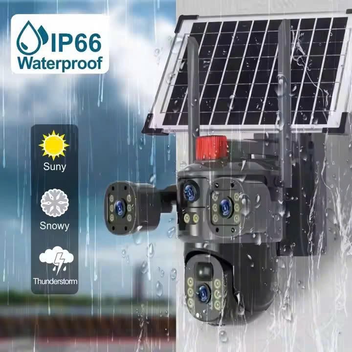 Camera 4G Năng Lượng Mặt Trời VCS14 3 Mắt PTZ 12MP - Ảnh 5