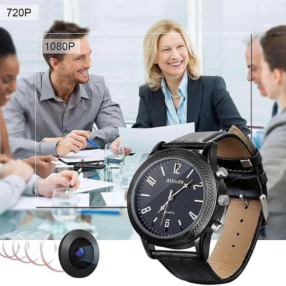 Đồng Hồ Đeo Tay Tích Hợp Camera S13 Dây Da – Full HD 1080P – Hình ảnh 5 Đồng Hồ Đeo Tay Tích Hợp Camera S13 Dây Da – Full HD 1080P