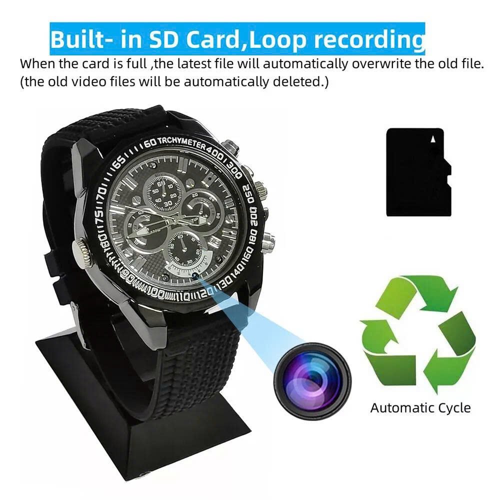 Đồng Hồ Đeo Tay Tích Hợp Camera S14 Dây Cao Su – Full HD 1080P – Hình ảnh 2 Đồng Hồ Đeo Tay Tích Hợp Camera S14 Dây Cao Su – Full HD 1080P